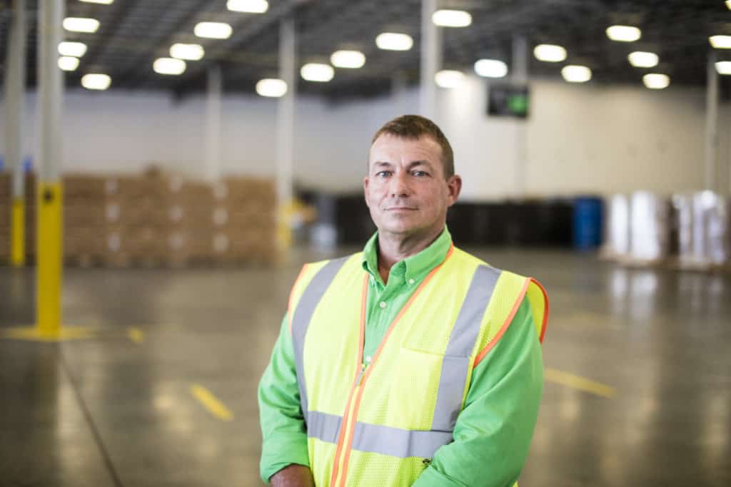 Jeff LeBlanc, Warehouse Manager for Shoreside Logistics in Jacksonville